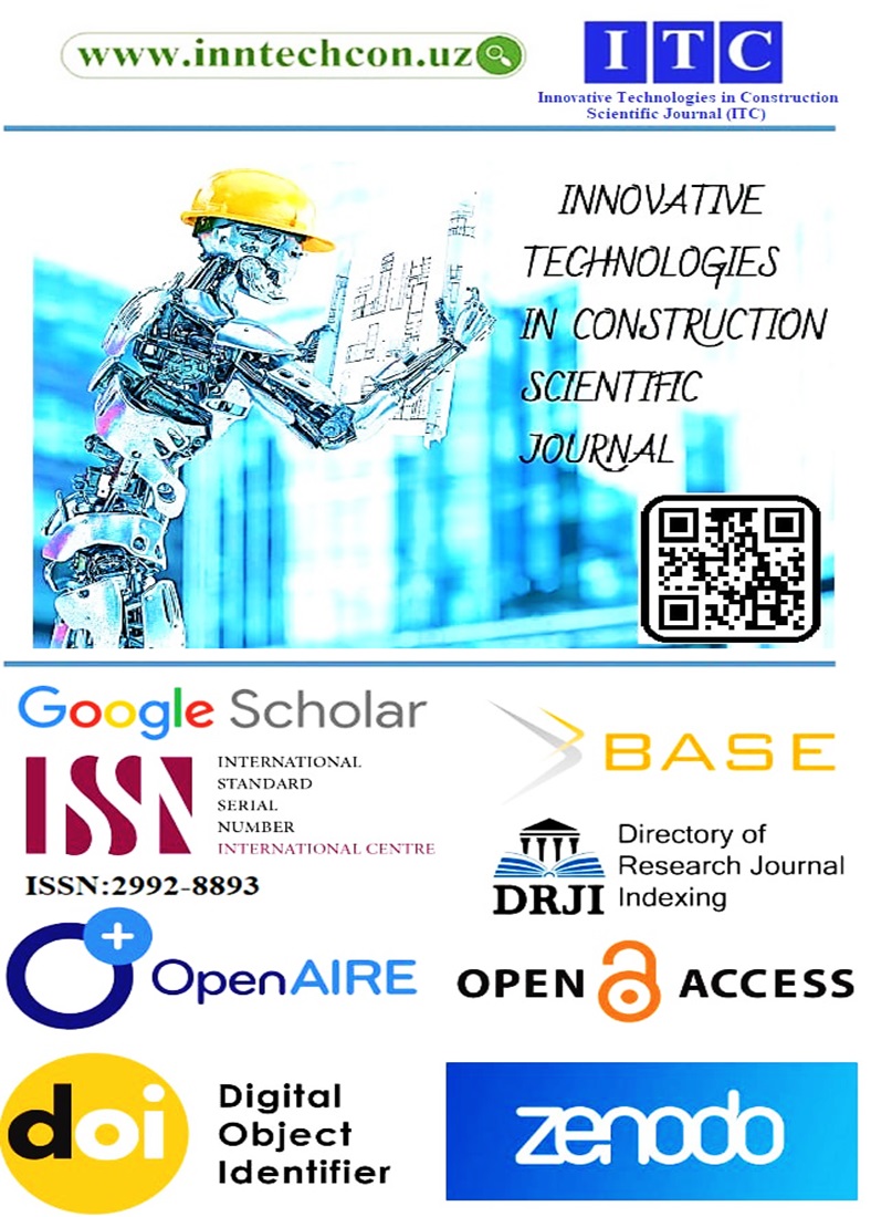 					View Vol. 11 No. 1 (2024): Innovative technologies in construction Scientific Journal (ITC)
				