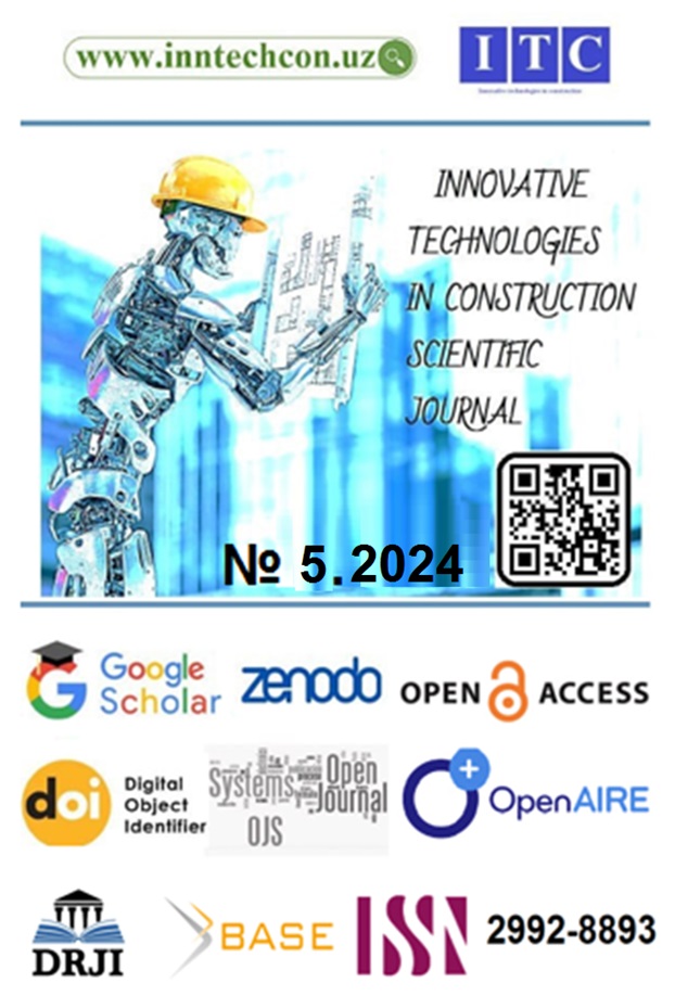 					View Vol. 5 No. 1 (2024): Innovative technologies in construction
				
